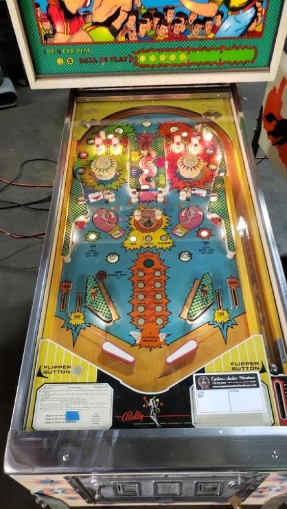 KNOCKOUT PINBALL MACHINE CLASSIC EM BALLY 1975