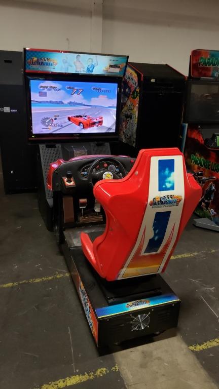 OUTRUN 2012 DELUXE RACING ARCADE GAME LCD