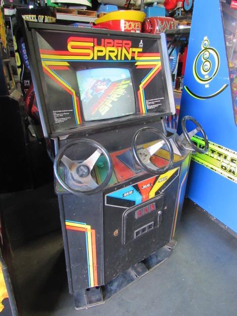 SUPER SPRINT 3 PLYR CLASSIC ATARI ARCADE GAME