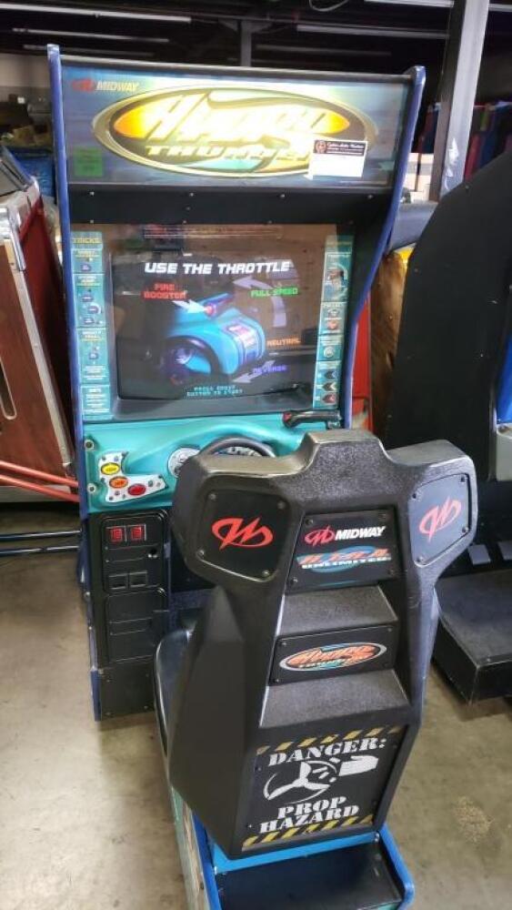 HYDRO THUNDER SITDOWN BOAT RACING ARCADE GAME