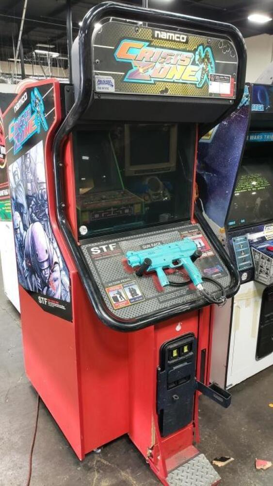 CRISIS ZONE NAMCO SHOOTER ARCADE GAME