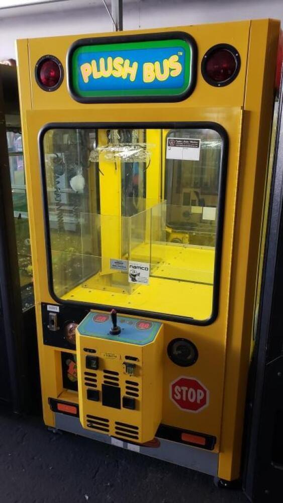40 PLUSH BUS YELLOW PLUSH CLAW CRANE MACHINE