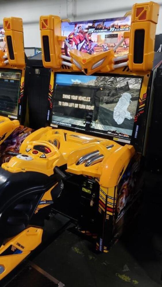 STORM RIDER MOTORCYCLE RACING ARCADE GAME