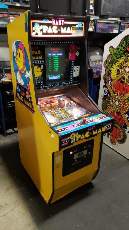 Baby Pac Man Upright Pinball Machine Bally