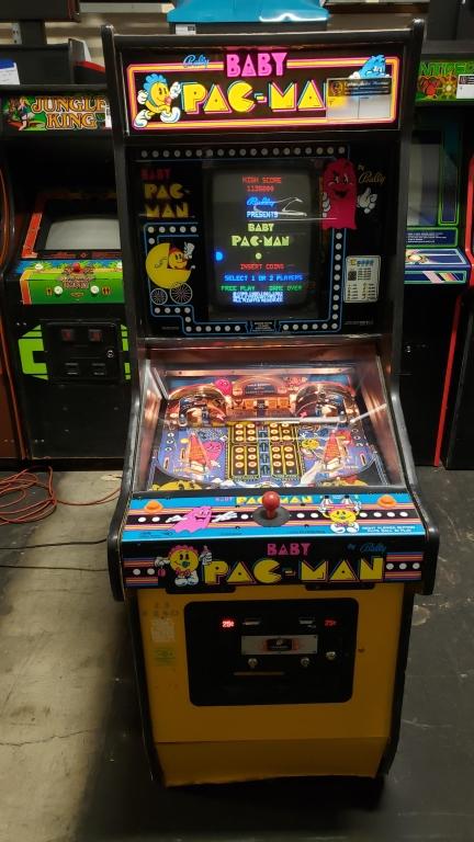 standup pacman pinball arcade machine