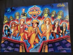 DR. WHO BALLY PINBALL TRANSLITE FACTORY STOCK