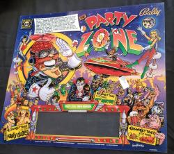 PARTY ZONE PINBALL TRANSLITE FACTORY STOCK