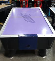 AIR HOCKEY TABLE DYNAMO PURPLE TOP W/ TABLE SCORE