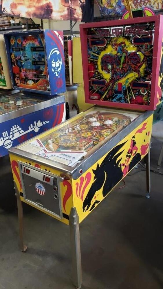 SOLAR RIDE CLASSIC PINBALL MACHINE GOTTLIEB