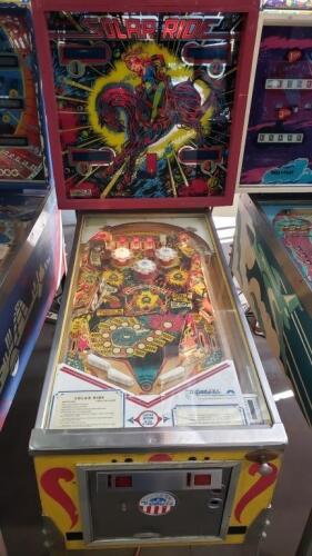 SOLAR RIDE CLASSIC PINBALL MACHINE GOTTLIEB