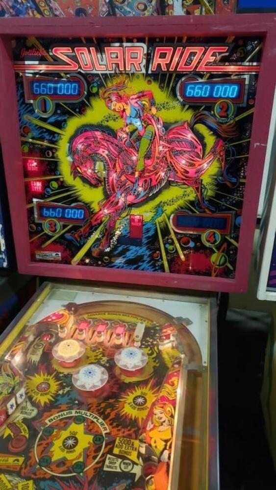 SOLAR RIDE CLASSIC PINBALL MACHINE GOTTLIEB