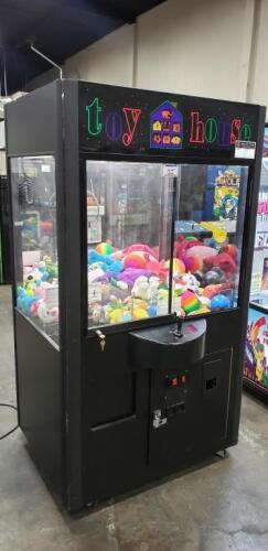 42" TOY HOUSE RAINBOW PLUSH CLAW CRANE MACHINE