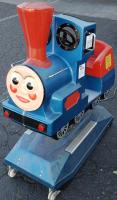 KIDDIE RIDE LOCOMOTIVE BLUE TRAIN RIDER - 3