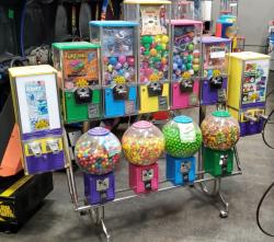 NORTHWESTERN MULTI CANDY CAPSULE STICKER RACK #1