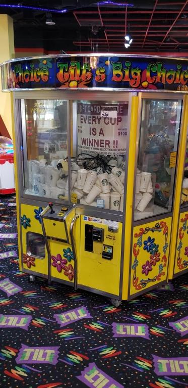 CIRCLE CRANE PRIZE CUP CLAW MACHINE