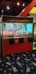 60" BIG CHOICE TRIPLE CLAW PLUSH CRANE MACHINE