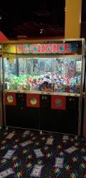 60" BIG CHOICE TRIPLE CLAW PLUSH CRANE MACHINE