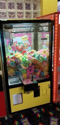 36" PLUSH CLAW CRANE MACHINE YELLOW COLOR