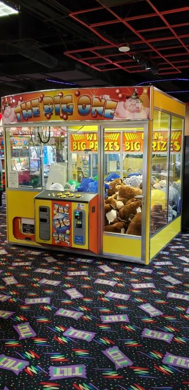 THE BIG ONE GIGANTIC PLUSH CLAW CRANE MACHINE