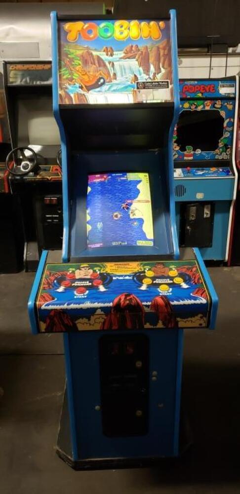 Arcade Roms Toobin TOOBIN' CLASSIC ATARI UPRIGHT ARCADE GAME