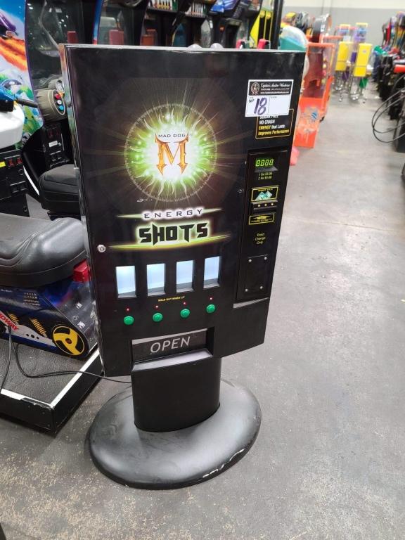 ENERGY SHOT DRINK FREE STANDING VENDING MACHINE