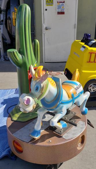 KIDDIE RIDE HAPPY DONKEY CACTUS RIDER