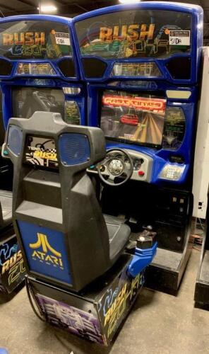 RUSH 2049 SITDOWN RACING ARCADE GAME ATARI #2