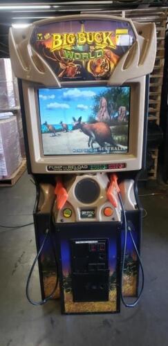 BIG BUCK HUNTER WORLD U/R SHOOTER ARCADE GAME