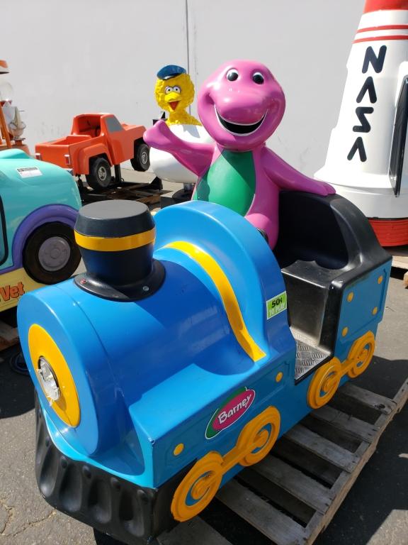 KIDDIE RIDE BARNEY TRAIN RIDE