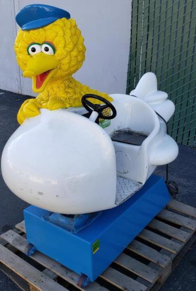 KIDDIE RIDE BIG BIRD AIRLINES SESAME STREET