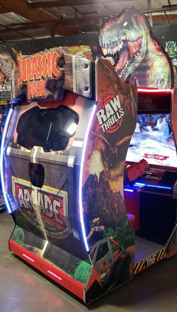 jurassic park arcade raw thrills