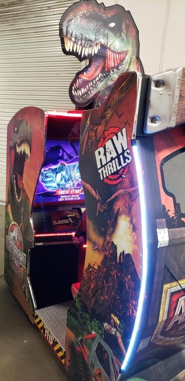 jurassic park arcade raw thrills