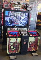 RAZING STORM DELUXE LCD SHOOTER ARCADE GAME