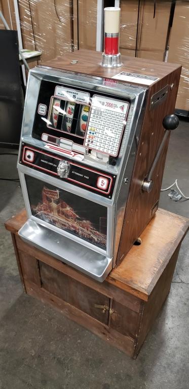 slot machine with indian in full headdress