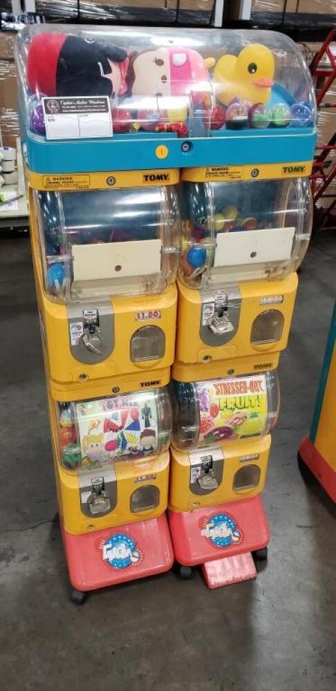TOMY GACHA DUAL COLUMN CAPSULE VENDING MACHINE #1