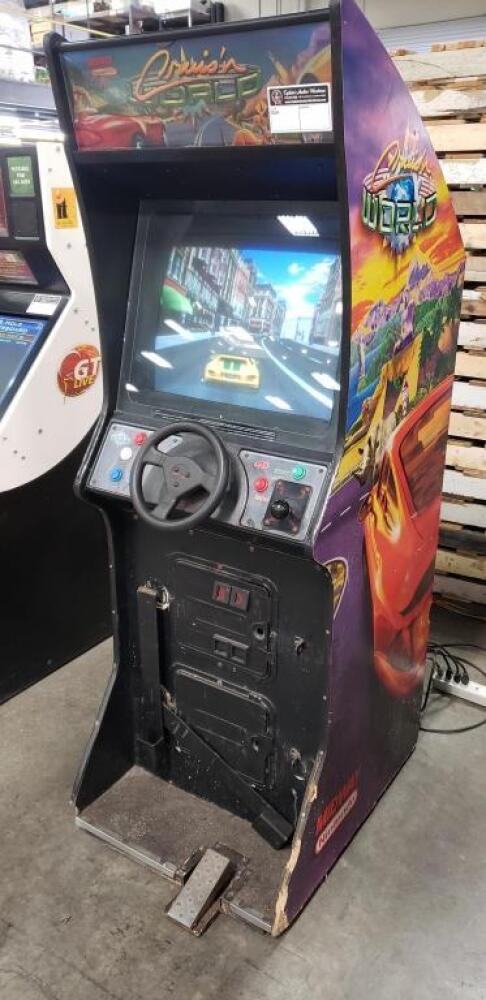 CRUISIN WORLD UPRIGHT DRIVER ARCADE GAME