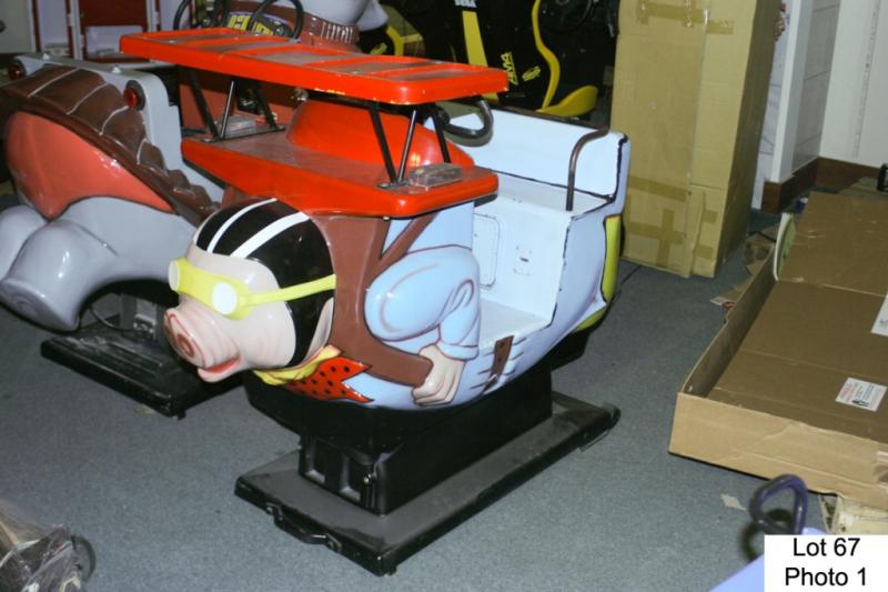 KIDDIE RIDE FLYING PORKY KIDDY RIDER