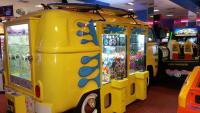 V.W. CUSTOM BEACH BUS 5 PLUSH CRANES ARCADE KIOSK - 4