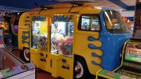 V.W. CUSTOM BEACH BUS 5 PLUSH CRANES ARCADE KIOSK - 5