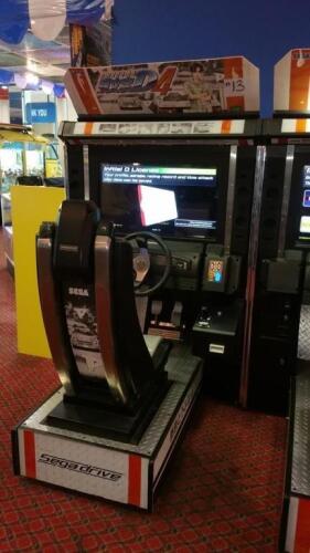 INITIAL D4 SITDOWN RACING ARCADE GAME SEGA SINGLE