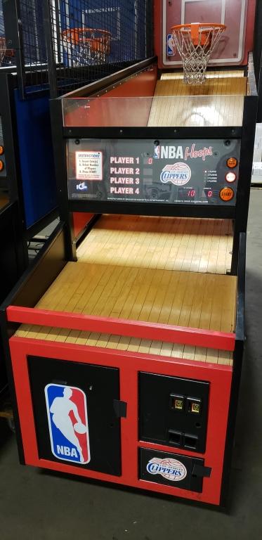 NBA HOOPS BASKETBALL L.A. CLIPPERS EDITION ARCADE