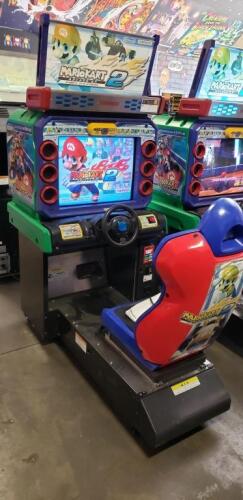 MARIO KART 2 SITDOWN RACING ARCADE GAME NAMCO #3