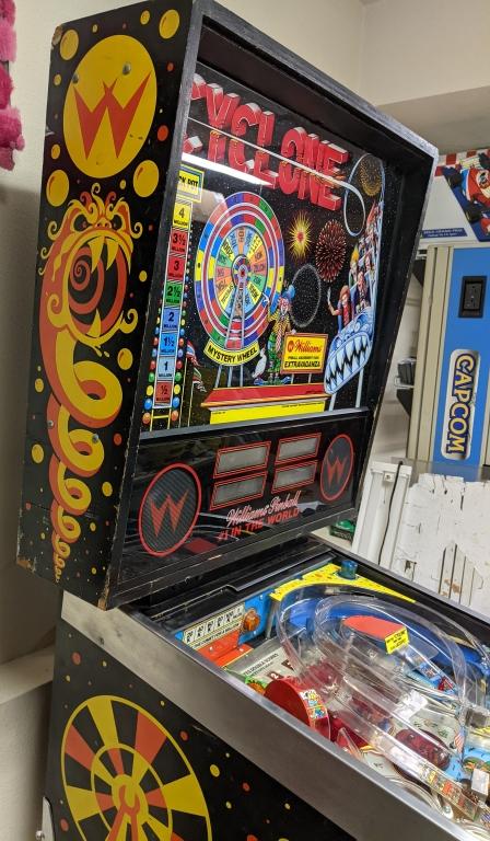 williams cyclone pinball arcade machine