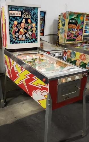 SPIN-A-CARD PINBALL MACHINE GOTTLIEB 1969