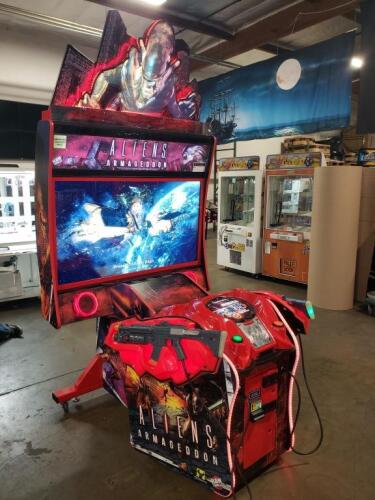 ALIENS ARMAGEDDON 55" DELUXE SHOOTER ARCADE GAME