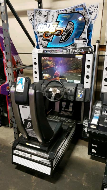 INITIAL D8 SINGLE DRIVER SEGA ARCADE GAME #2