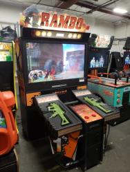 RAMBO DELUXE 55" SEGA SHOOTER ARCADE GAME