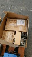 1 LOT - BOX LOT OF MISC COIN MECHS DIFFERENT TYPES