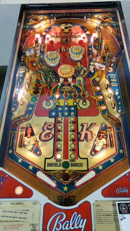 my evel knievel pinball machine turns on but wont start