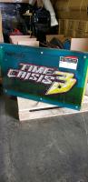 TIME CRISIS 3 SINGLE CAB ARCADE TOPPER MARQUEE